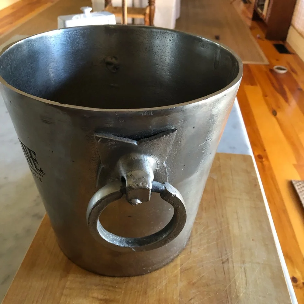 Vintage-Style Silver Champagne Bucket